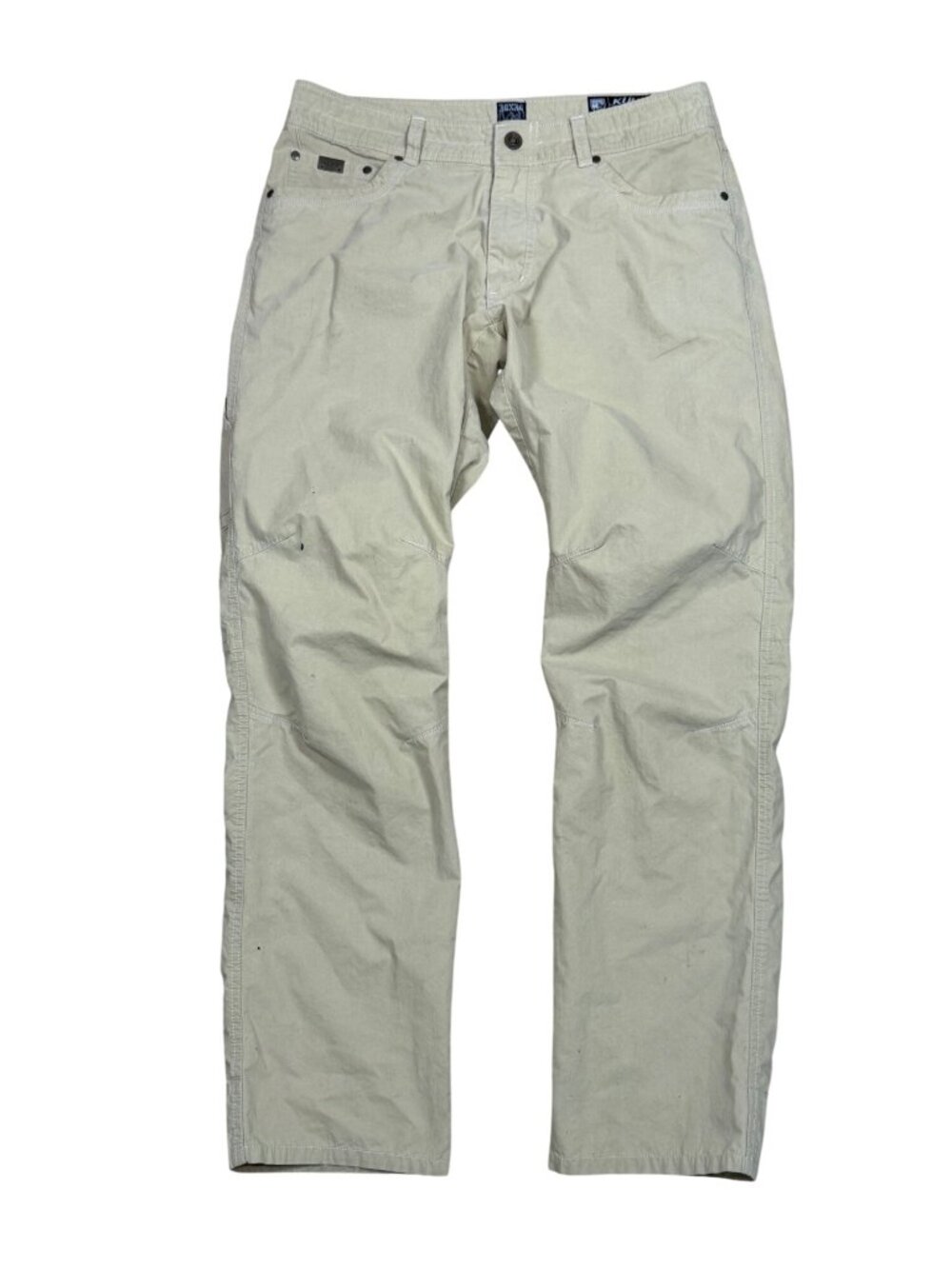 Kühl Revolvr Mens Pants 34x34 Beige Lightweight Hybrid Fabric Outdoor Casual Wea
